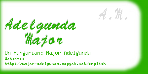 adelgunda major business card